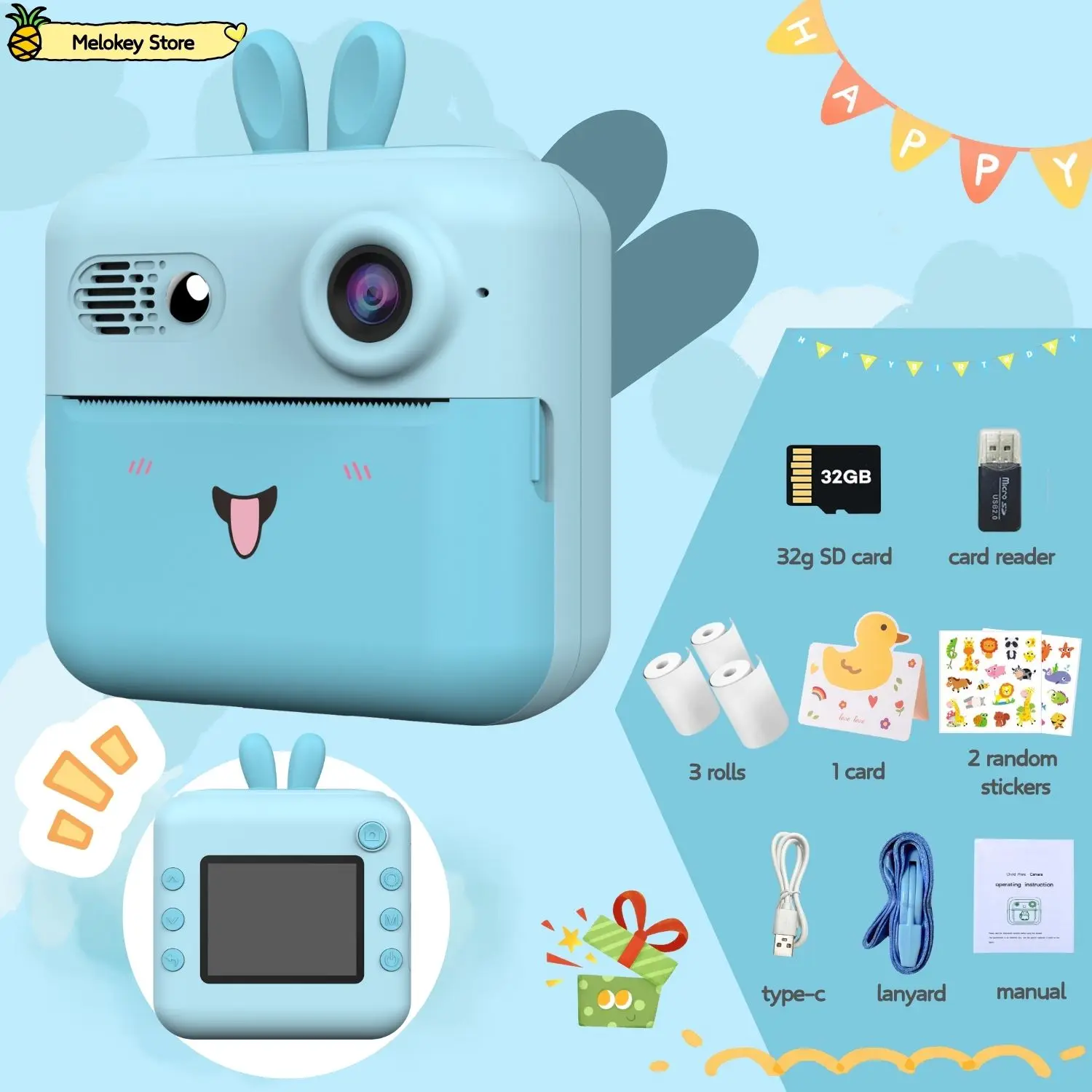 appareil photo instantané enfants